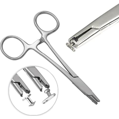 Sterile Surgical Steel Dermal Anchor Holding Tube Tool Plier Dermal Disc Forcep Professional Piercing Equipment