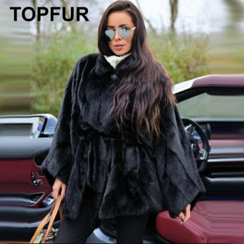 Черные шубы TOPFUR China At AliExpress