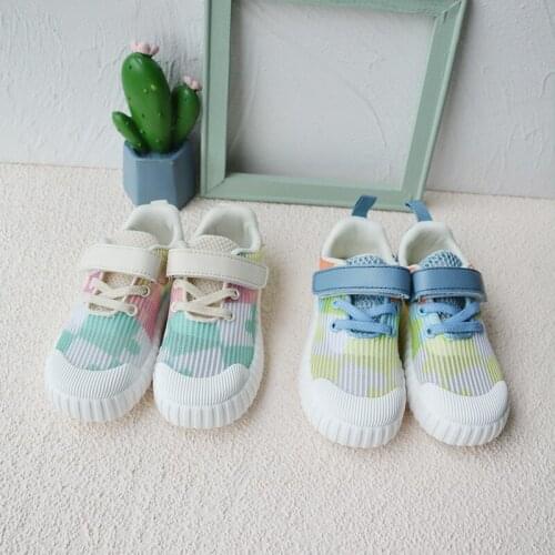 Kids Shoes New Baby Flat Woven Sneakers Breathable Children Casual Loafers Mixed Color Sandals Spring Summer SDB066
