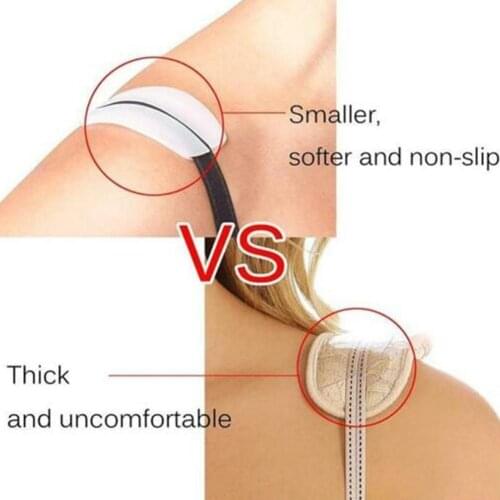 1 pair Silicone Shoulder Pad Soft Bra Strap Holder Bra Strap Relief Cushions Pain Non For woman Shoulder Slip Holder Pads P1J5