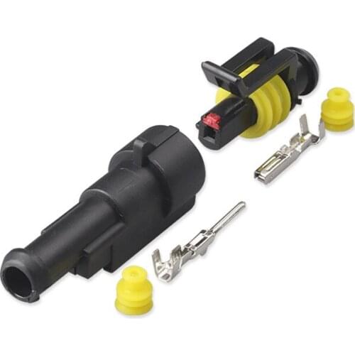 1p waterproof connector nylon flame retardant automotive connector