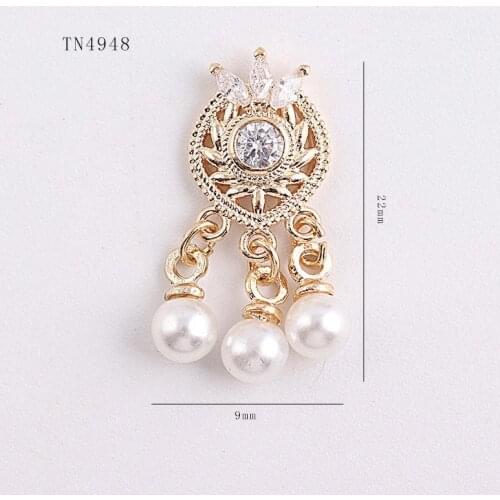 5pcs TN4948 Crystal Zircon Pendant Nail Art nail gems Rhinestones diamonds nails accessories nail art decorations 3D Nail charms