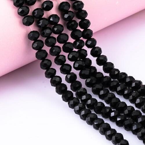50pcs 4.2*3.5MM Flat Beads Good Quality Faceted Abacus Bead for DIY Necklace Bracelet Earrings and Hand Made Artwork