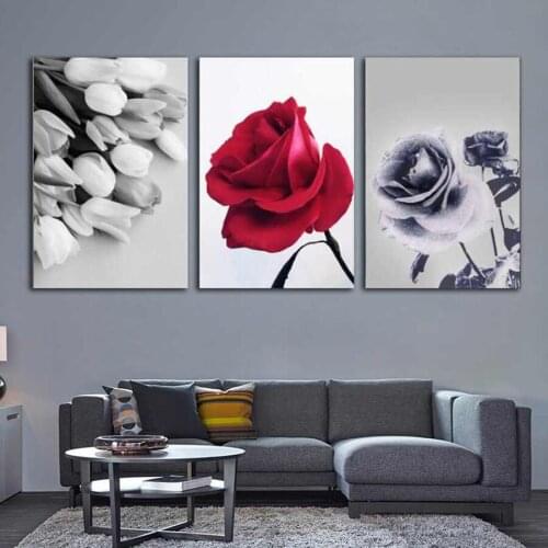 Red tulip 5d diamond painting full square round drill diamond embroidery sale flowers mosaic triptych diy craft supplies AA2321