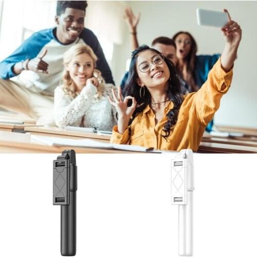 3 In 1 Wireless Bluetooth Selfie Stick Foldable Mini Tripod Extendable Monopod With Remote Control For Samsung IOS Android