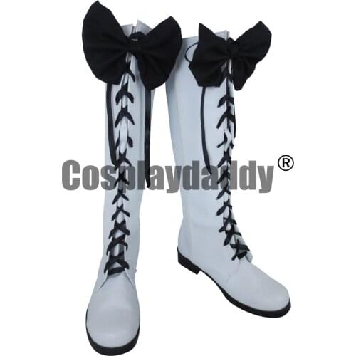 Black Butler Kuroshitsuji Ciel Phantomhive Halloween Cosplay Shoes Boots X002
