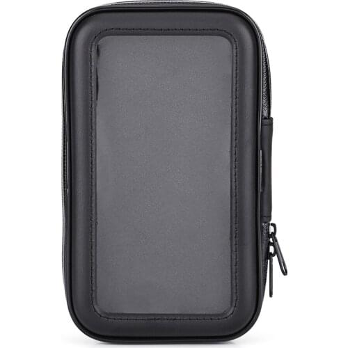 360 Rotation Motorcycle Mount Holder Phone Waterproof Bike Case Bag With Transparent Touch Screen Panel