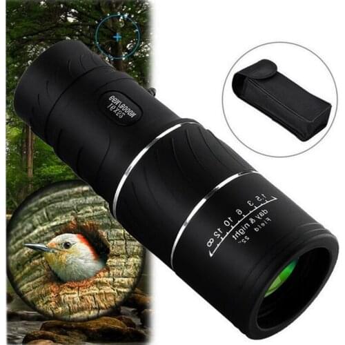 Dutoofree Full Optical Telescope Monocular Night Vision Monocular Outdoors Hunting Camping 16x25 Portable High Power Military