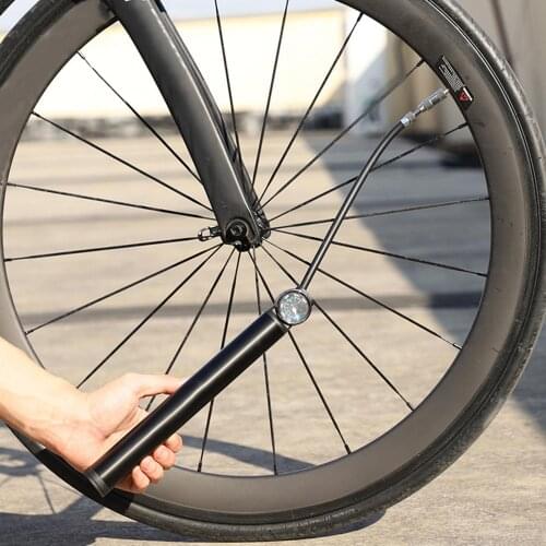 Electric Bike Tire Inflator Car Tyre Pump 120PSI Rechargeable Air Pump with Pressure Gauge for American French Valve