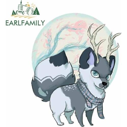 EARLFAMILY 13cm x 10.1cm for Fantasy Vinyl Car Stickers Creative Family Scratch-Proof Snowboard Decoration Window Trunk Decal