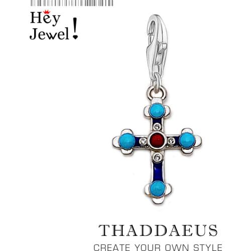 Ethnic Cross Pendant Charm Victorian Period Symbolic 925 Sterling Silver Gift For Women Men Accessories Fit Bracelet Necklcae