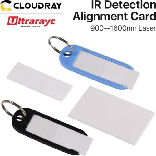 Ultrarayc IR Detection Alignment Card Infrared Dimmer Visualizer Calibrator Ceramic Plate For 900-1600nm Fiber Laser LED Diode