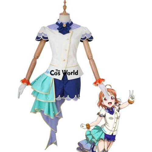 Love Live Sunshine Aqours All Stars 9 Characters Takami Chika Sakurauchi Riko Ruby Yoshiko Ohara Mari Anime Cosplay Costumes