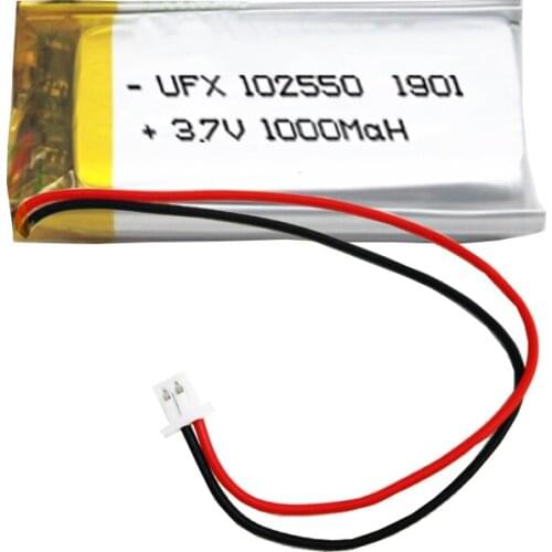 102550 3.7v 1000mAh lithium polymer battery K song artifact