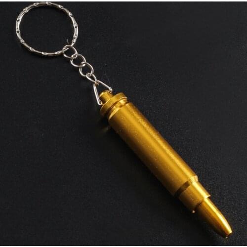 Cigar Punch Metal bullet Cutter Draw Hole Gadgets Pocket Chain Clip Portable Cigar Accessories