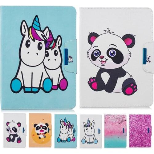 New Tablet Case Funda For Samsung Galaxy Tab A 9.7 Cute Panda Unicorn Cover For Samsung Tab A 9.7 T550 T555 P550 SM-T550 SM-T555