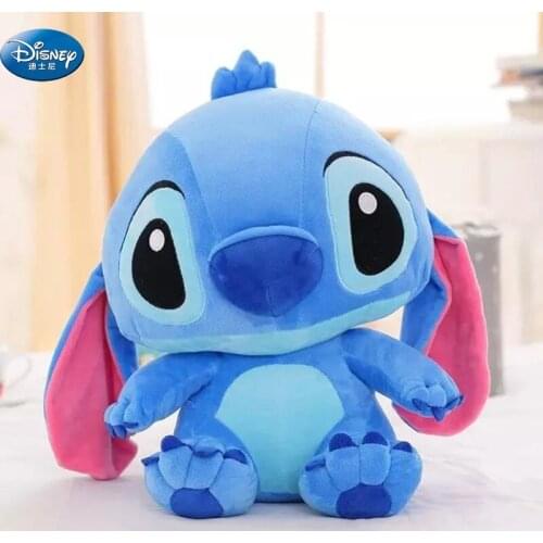 48 CM Kawaii Stitch Long ears Plush toys Disney cute Dolls Soft Pillows for baby kids Dear person gift