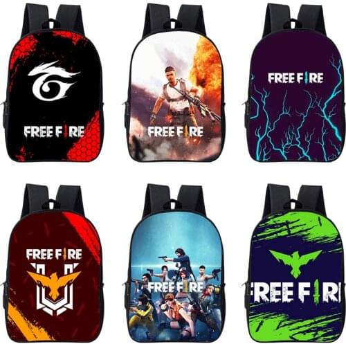 3D Hot Game Free Fire Garena Backpack UnisexTravelbag Boys Waterproof Bag Fashion Cute Kids Rucksack Men Mochila Kids Schoolbags