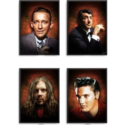 Singer portrait Art Canvas Painting Wall Art Pictures prints home decor Wall poster decoration for living room