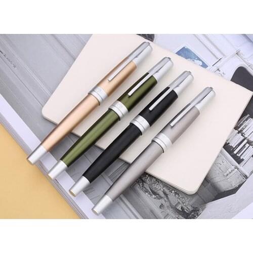 Picasso 961 Exquisite Simmel Gate Bridge Aluminum Super Smooth Fountain Pen & Gift Box Iridium Fine Nib Writing Gift Pen