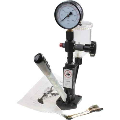 S60H bosch diesel fuel injector injection nozzle tester with with 0-60 Mpa (0-600 bar) pressure gauge in high quality