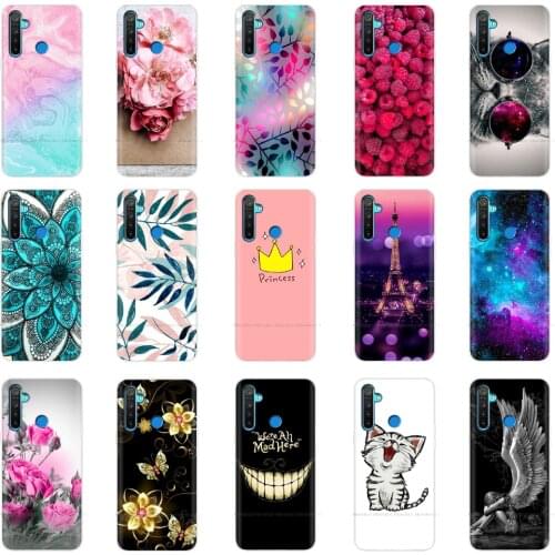 Silicone Case for Oppo Realme 5 Case Soft TPU Phone Case Cover for Realme 5 Pro Case Realme5 Pro Back Cover Protective Shell Bag