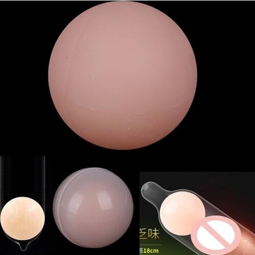 Penis Extender Extension Beads Soft Head Attachment Ball For Adult Penis Enlargement Cock Extender Sex Toy