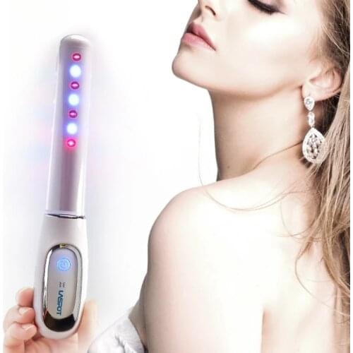 Female Vaginal Rejuvenation Wand Blue LED Light Therapy Cervical Erosion Vaginitis Vaginal Tightening Vagina Massager Vibrator