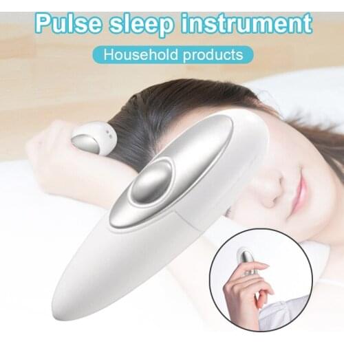 Microcurrent Sleeps Helper Sleeps Aid Hand Holding Fast Sleeps Instrument Head Relaxation Massage Battery Powered A7