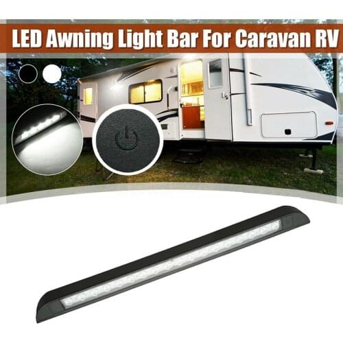 18 LED Awning Light 12V 24V Waterproof 506mm Strip Lamp Caravan Motorhome Boat