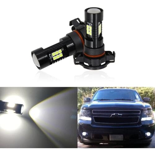 2x White Projector 5202 3030-SMD Led Bulbs For Chevrolet Avalanche 2007-2013 Front Led Fog Light Replace Bulb Lamp