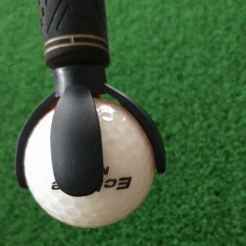 4-Prongs Golf Ball Pick Up Claw, Retriever, Sucker, Pickup Tool for Most Putter Grip Attachable - Black