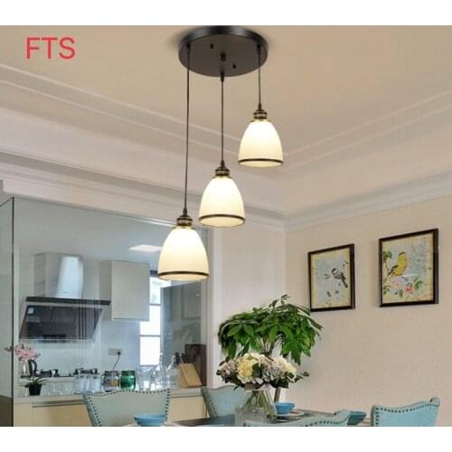 American copper dining room chandelier simple creative personality Nordic dining table dining room bar table light