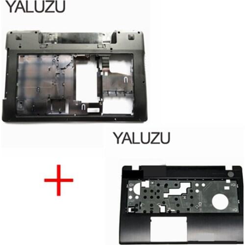 Case Cover For Lenovo Z580 Laptop Series bottom case Z585 Base Bottom/ Palmrest COVER UPPER CASE LOWER COVER