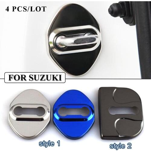 Ceyes Car Styling Door Lock Cover Car Stickers Case For Suzuki Kizashi Grand Vitara Yari Highlander Corolla Car-Styling 4pcs/lot