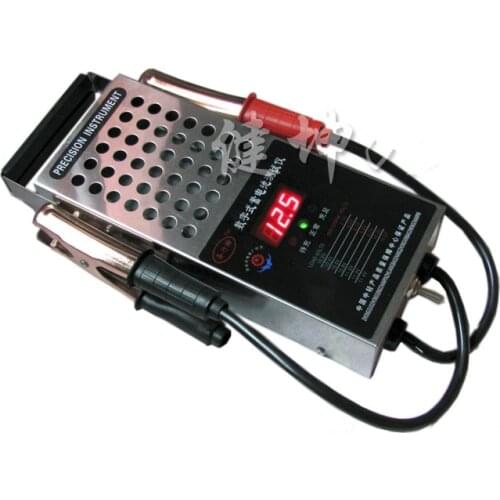 Digital battery tester measuring instrument Voltage meter discharge 12V-16V 10AH-200A ideal for cars vans RVs farm vehicles