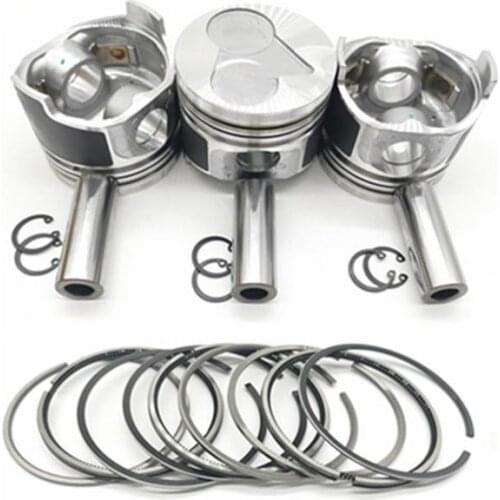 D782 D782-E Piston Kit 16851-21112 Ring 16853-21050 For Kubota Tractor Tractor G2160 JTX-14 Excavator RX153S Loader U-15 ZX-15R