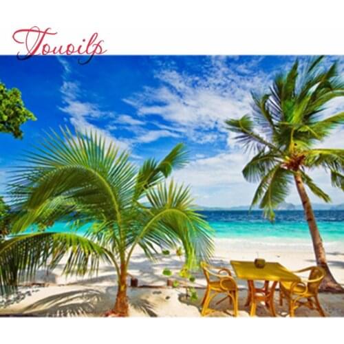 Bricolage 5D diamant peinture paysage arbre décoration de la maison pleine perceuse broderie artisanat Kit nouveauté