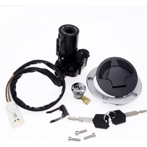 Ignition Switch Start Lock Oil Fuel Gas Tank Cap Cover With Keys For Honda CBF500 CBF600 04-09 CBF1000 Hornet 900 CB900 CB919
