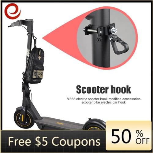 Aluminum Alloy Electric Scooter Bag Luggage Helmet Hook Hanger with Screw for Xiaomi Mijia M365 Scooter Accessories