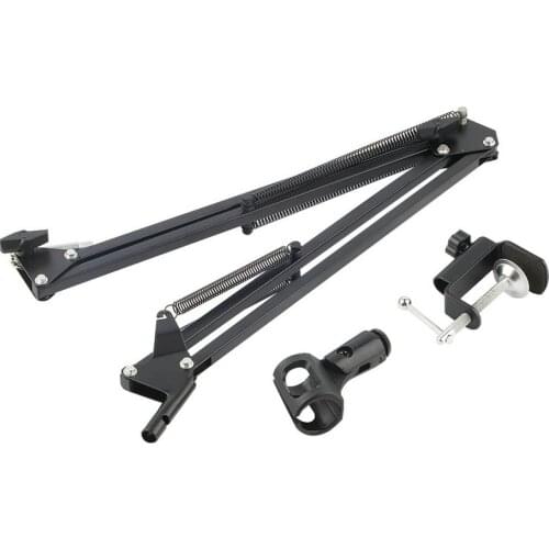 Mic Microphone Suspension Boom Scissor Arm Stand Holder for Studio Broadcast Promotion C1