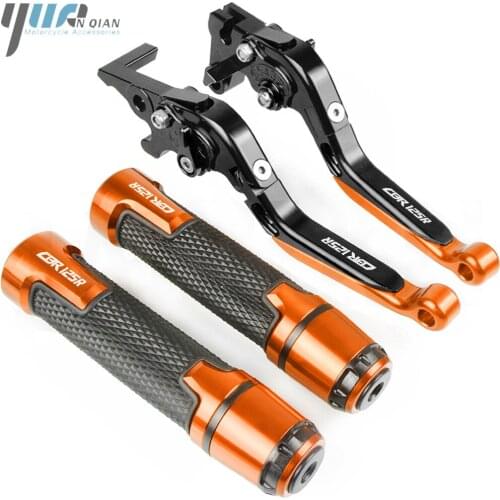 Motorcycle Accessories Adjustable Brake Clutch Levers Handle Grips Set Hand Grips For Honda CBR125R CBR 125 R 2011-2020 2019 18