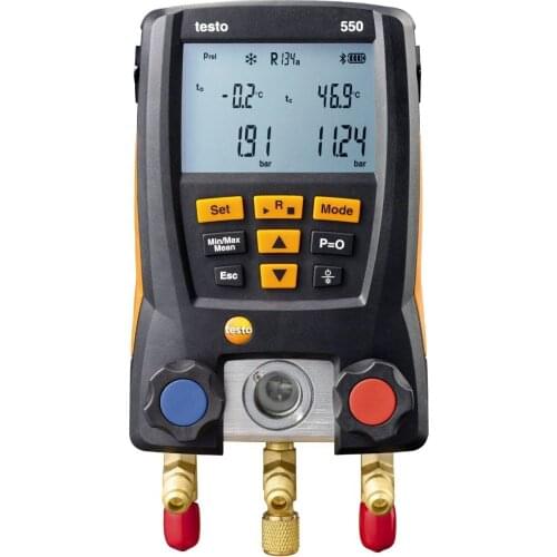 Original testo 550 2-way remote control digital manifold manometer