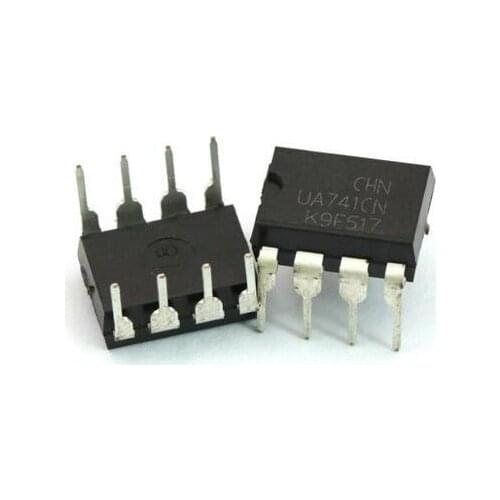 10 pcs UA741CN UA741CP UA741 OP Amp LM741 741 TI Original DIP-8