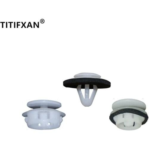 For Nissan Teana Geniss Altima Bluebird Livina Qashqai TIIDA X-Trail Auto Surround Sunder Side Skirt Guard Clip Plastic Fastener