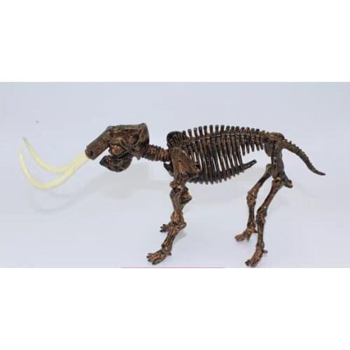 Pvc figure Archaeological excavation dinosaur fossil skeleton assembly model