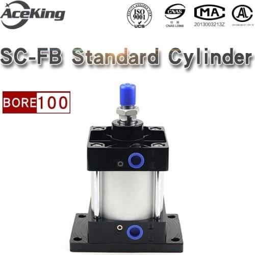 Standard cylinder SC-FB with FB base cylinder SC100X25X50X75X100X125X150X175X200X250X300X400X500X1000-FB SC100X25-FB SC100X50-FB
