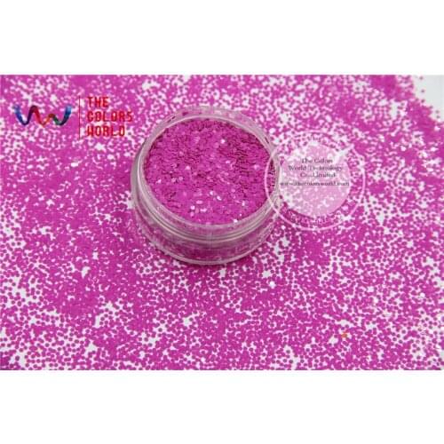 TCH306 1.0 MM Size 040 Solvent Resistant Mate Colors Hexagon shape glitter for nail polish,nail art or other DIY decoration