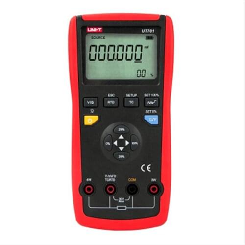 UNI-T UT701 Single Function Temperature Calibrator 6-digit display Manual stepping and Automatic Stepping and Ramping ,New