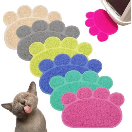 New Waterproof Pet Mat For Dog Puppy Cat PVC Pet Food Pad Pet Bowl Drinking Mat Dog Feeding Placemat Easy Washing Pet Supplies